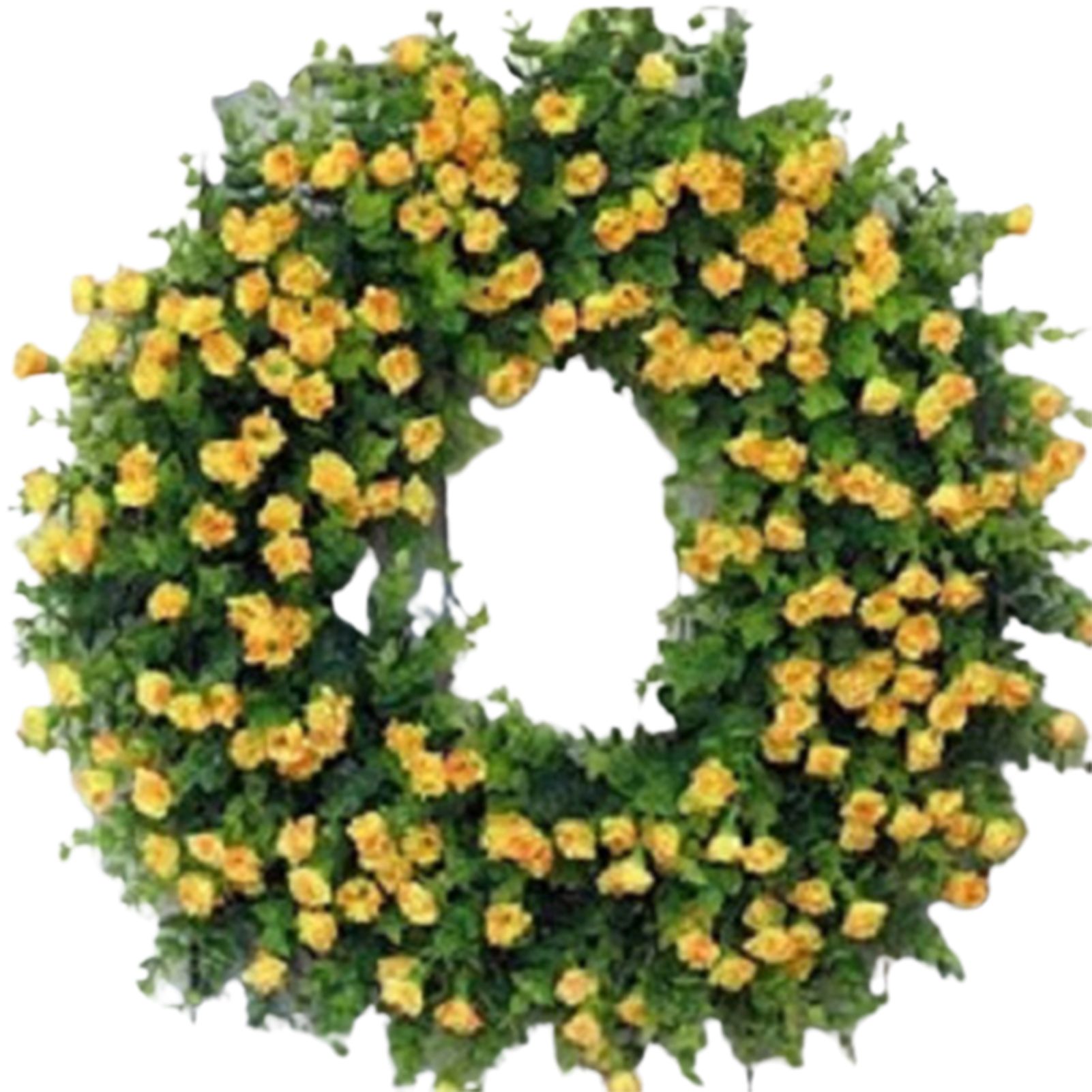 Artificial Wreath No Wilting Long-lasting Artificial Door Wreath