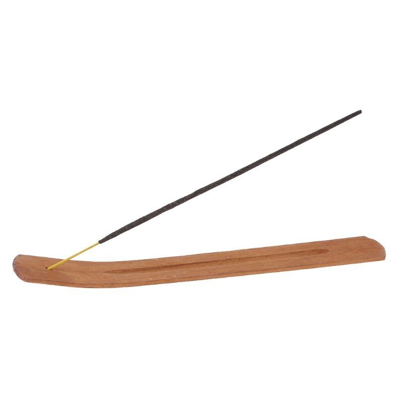 Natural Wooden Incense Stick Holder Ash Catcher Burner Holder Home Decoration
