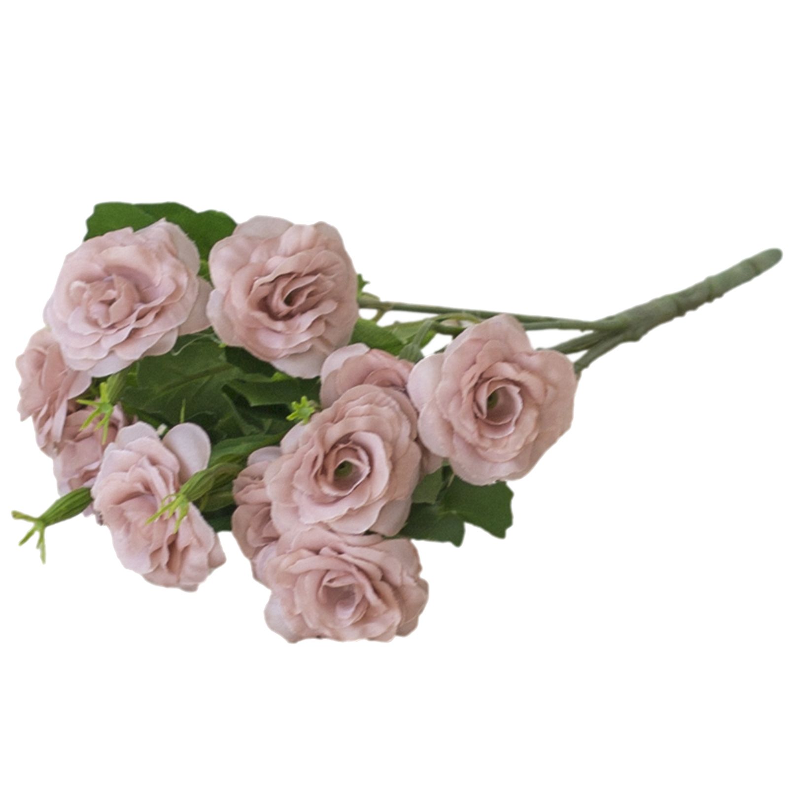 Fake Flower Exquisite Rose Artificial Faux Silk Flower Branches
