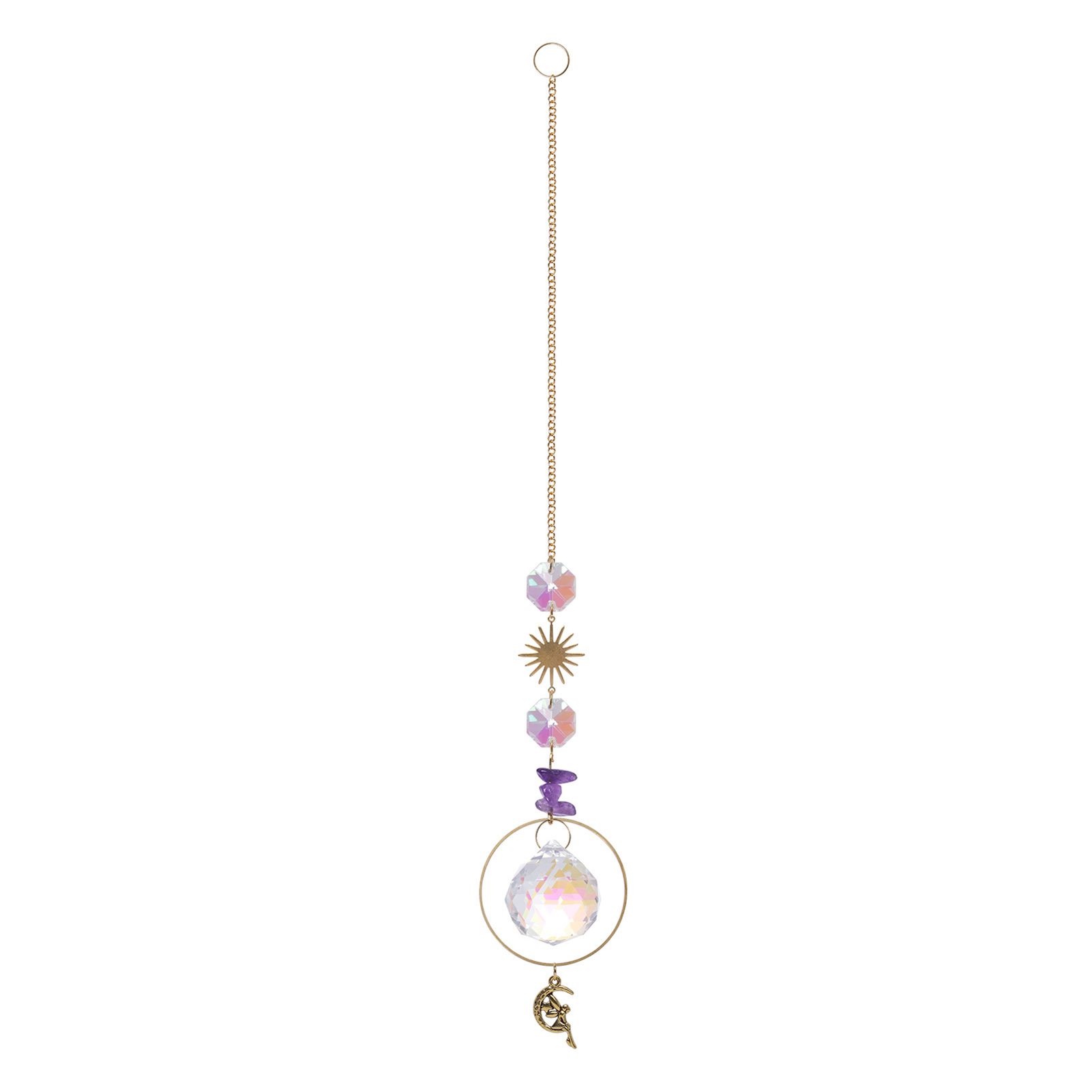 Window Pendant Reflective Faux Crystal Pendant Rainbow Maker