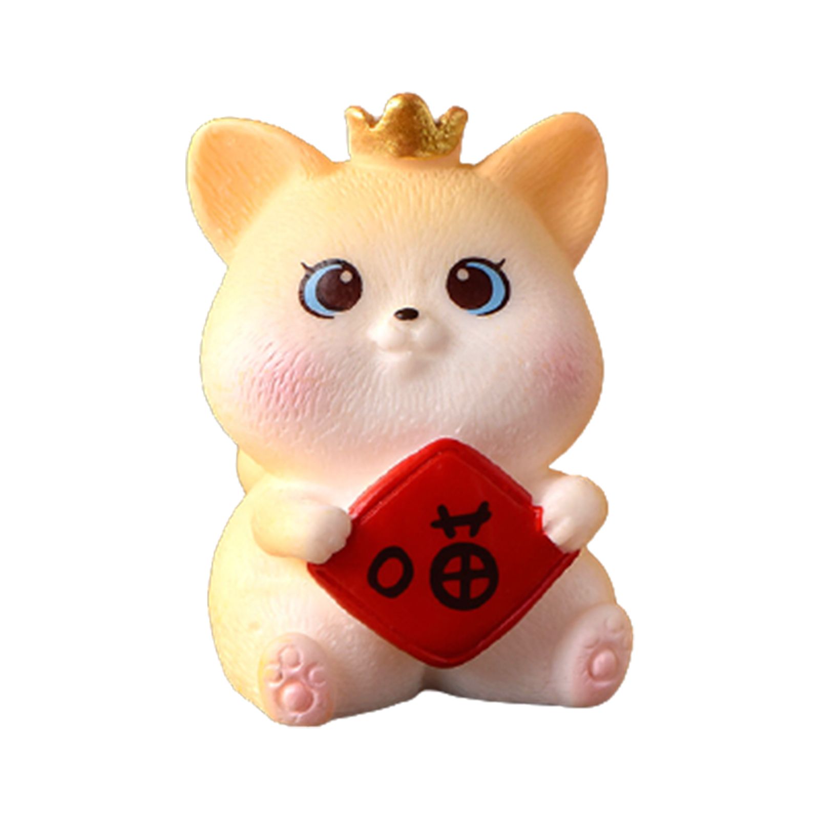 Office Ornament Interesting Cartoon Rich Catni Figurine Desktop Ornament