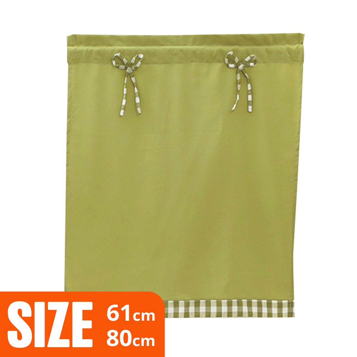 Solid Color Bows Kitchen Short Curtain Window Valance Drape Home Balcony Decor