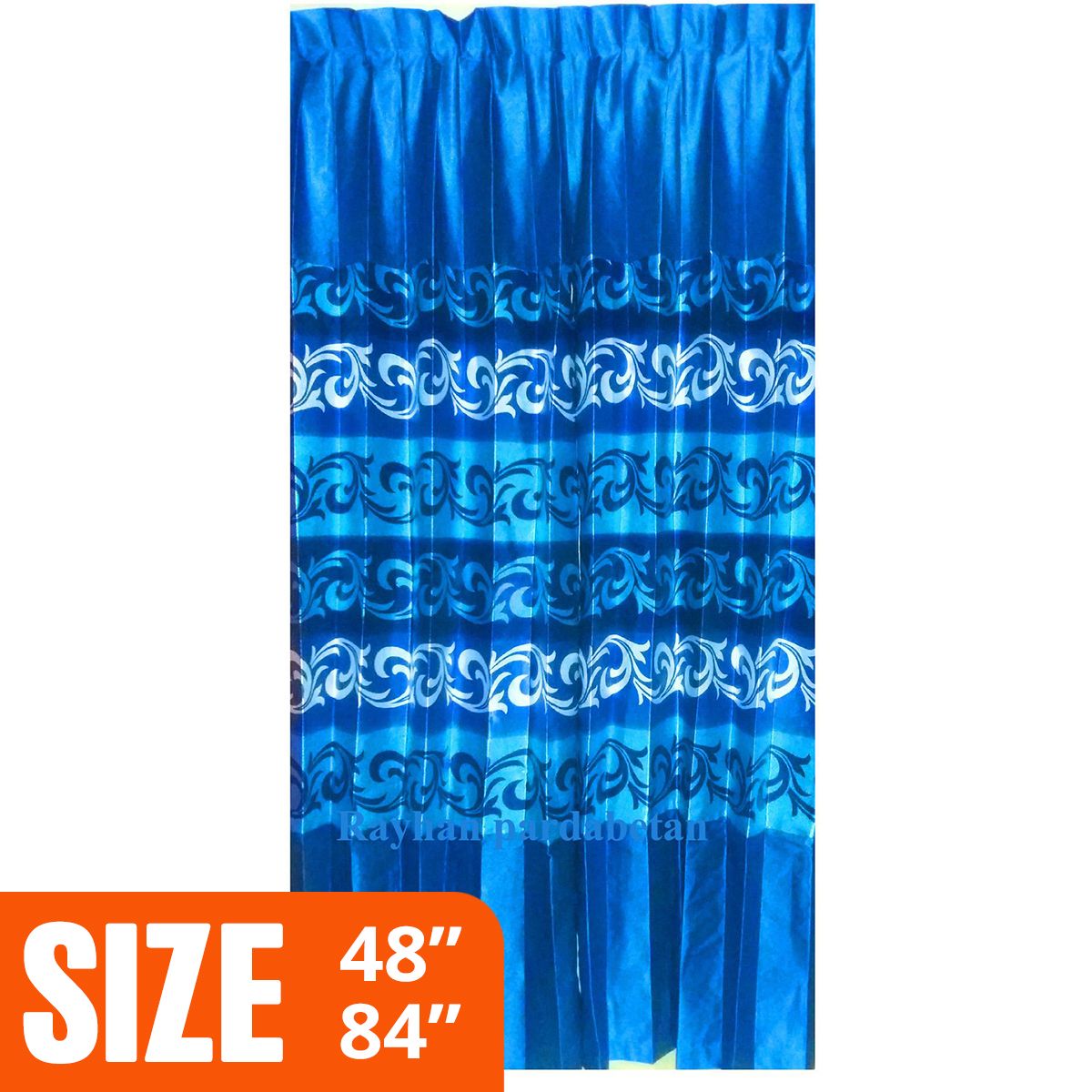 Double size Curtain Blue