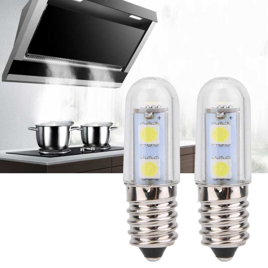 LED Light Bulb 2Pcs 1.5W Durable Corn Lamp Bulbs for Refrigerator Microwave Oven Sewing Machine Ligh 110/220V