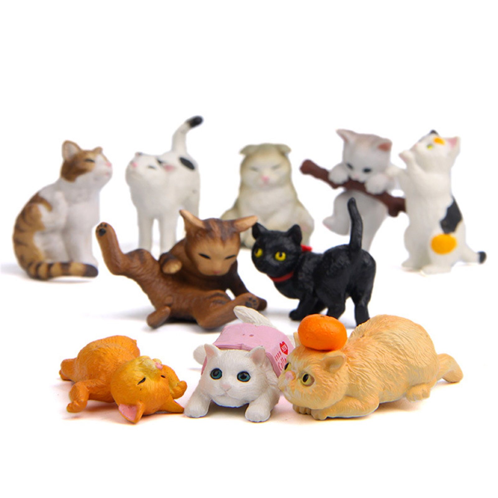 Cat Figue Anti-fade DIY Doll House Cat Ornament