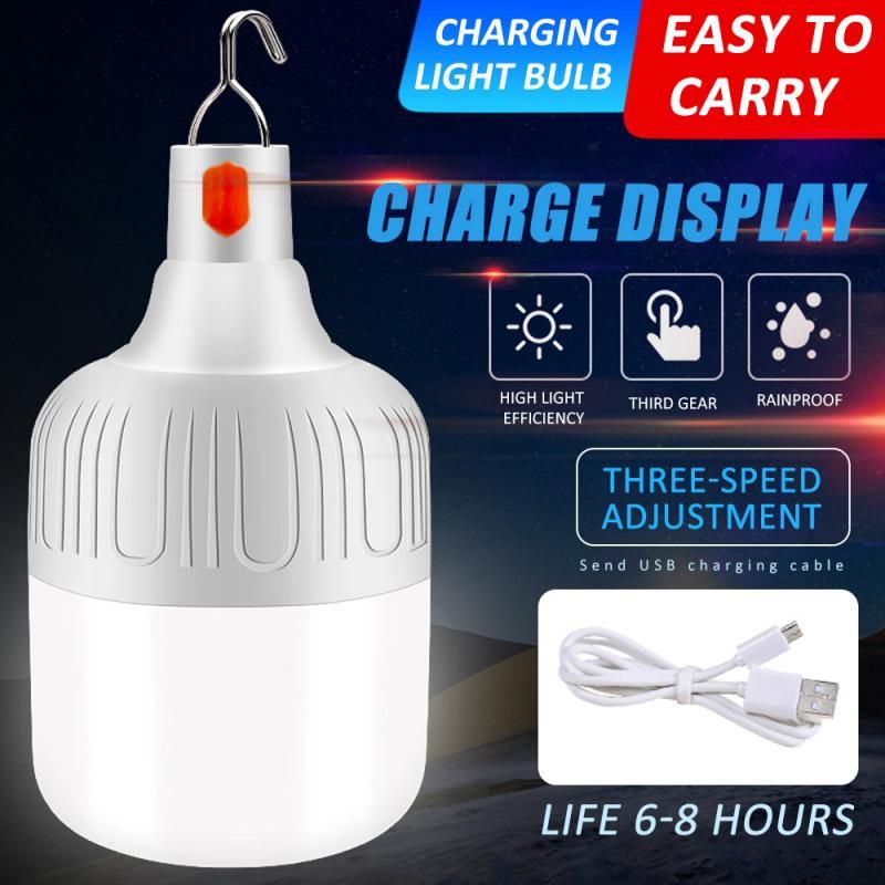 40W 80W 180W 260W 430W USB Rechargeable Portable LED Night Market Light Emergency Lamp Outdoor Camping Light