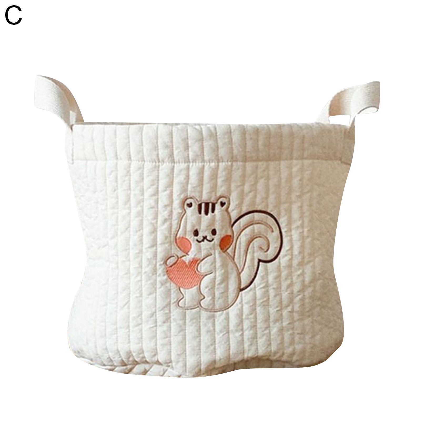 Storage Basket Breathable Folding Cartoon Sundries Diaper Holder