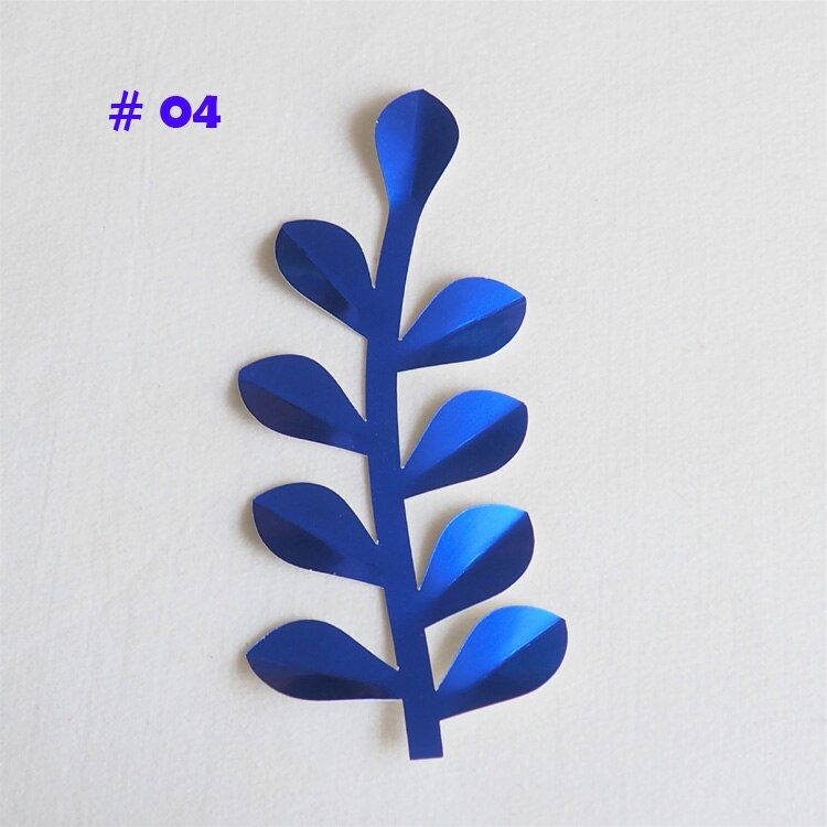 Artificial Flowers Leave Fleurs Artificielles Giant Paper Leaves Wedding Party Decor Birthday Backdrop Jungle Safari Vines Leaf