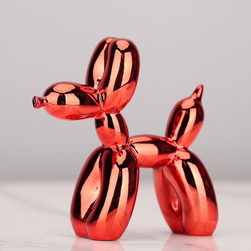 Nordic Resin Crafts electroplating balloon sculpture home decorations modern living room desktop  decor Ornament