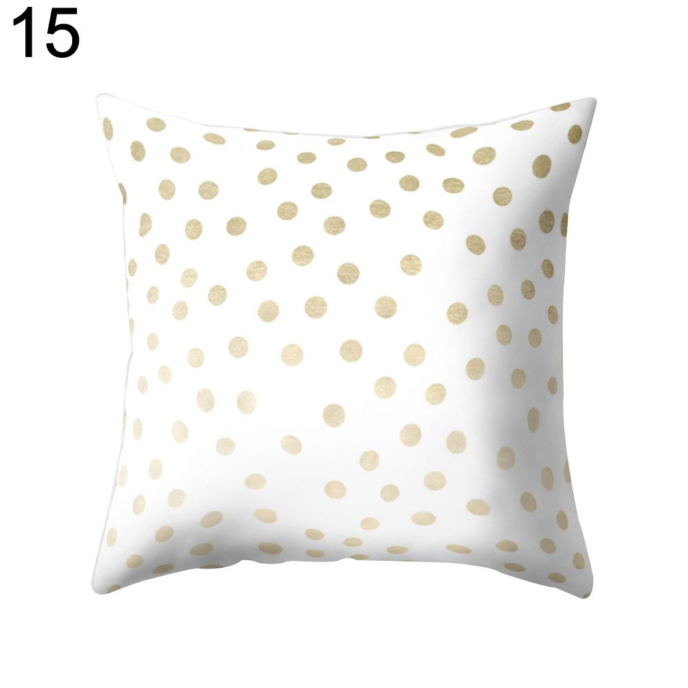 18inch Modern Home Car Bed Peh Skin Waist Cushion low Case Cover Decoration
