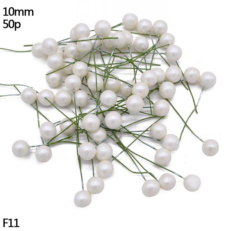 Artificial White Mixed Berry Stamen Flowers Bundle DIY Handmade Craft Fake Fruit Wedding Party Ornt Packaging Supplies