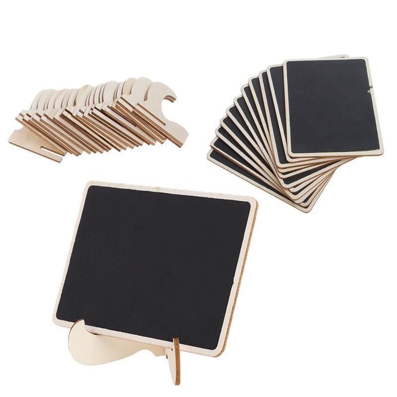 12 Mini Blackboard Place Card Holder Easel Wedding Party Chalkboard Table Number - intl