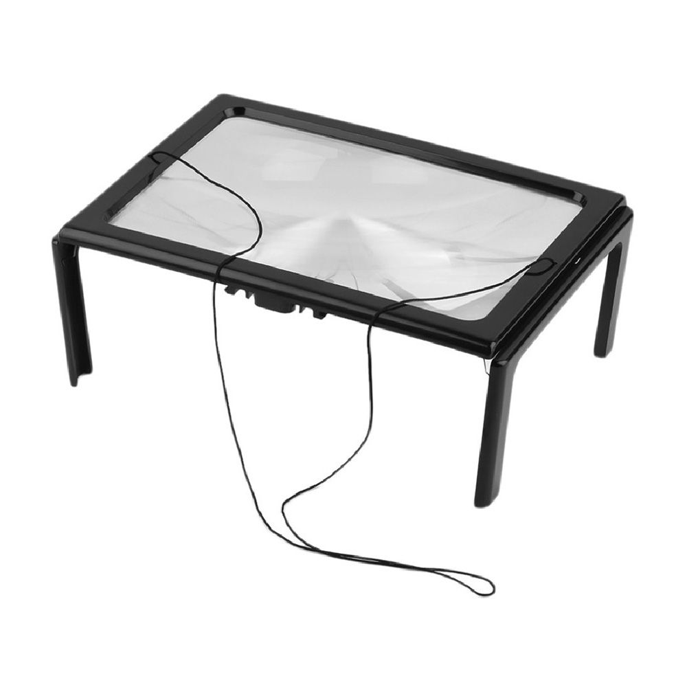 3X Magnifying Glass Reading Magnifier with LED Light Ideal for Reading Small Prints Book Low Vision Read Easily at Night