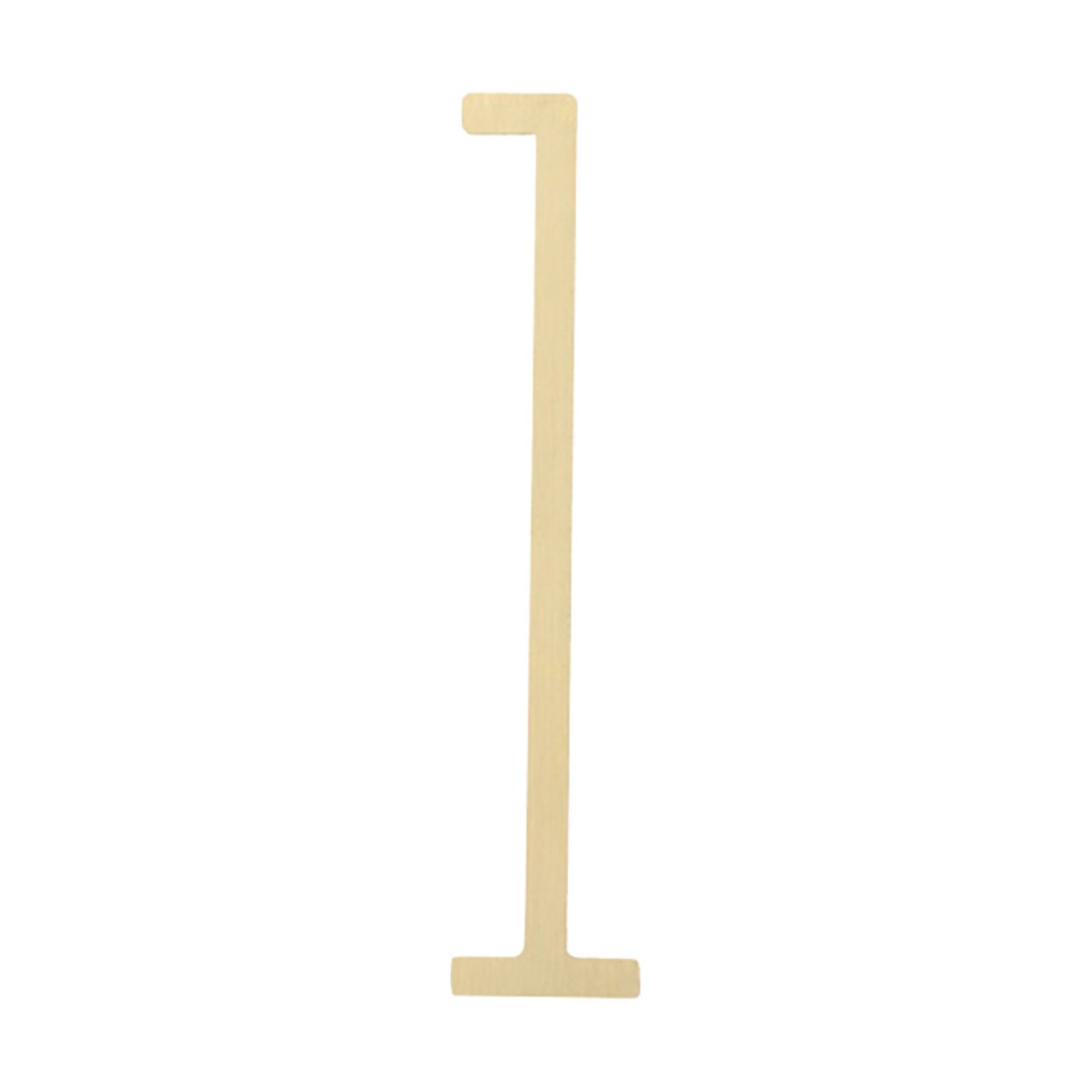 Door Number Practical 1-9 Brass Door Number