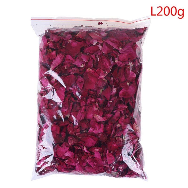 100g/200g Romantic Natural Dried Rose Petals Bath Dry Flower Petal Spa Whitening Shower Aromatherapy Bathing Supply