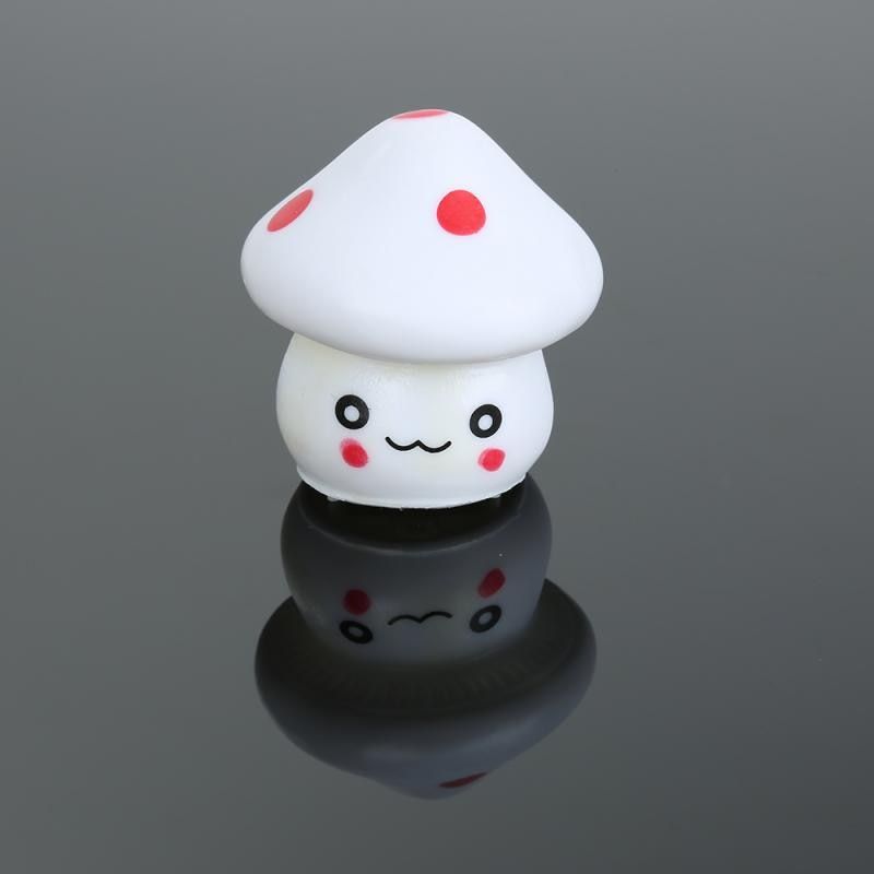 Color Changing LED Mushroom Lamp Party Lights Mini Soft Baby Child Sleeping Nightlight Novelty Luminous Toy Novelty Lightin