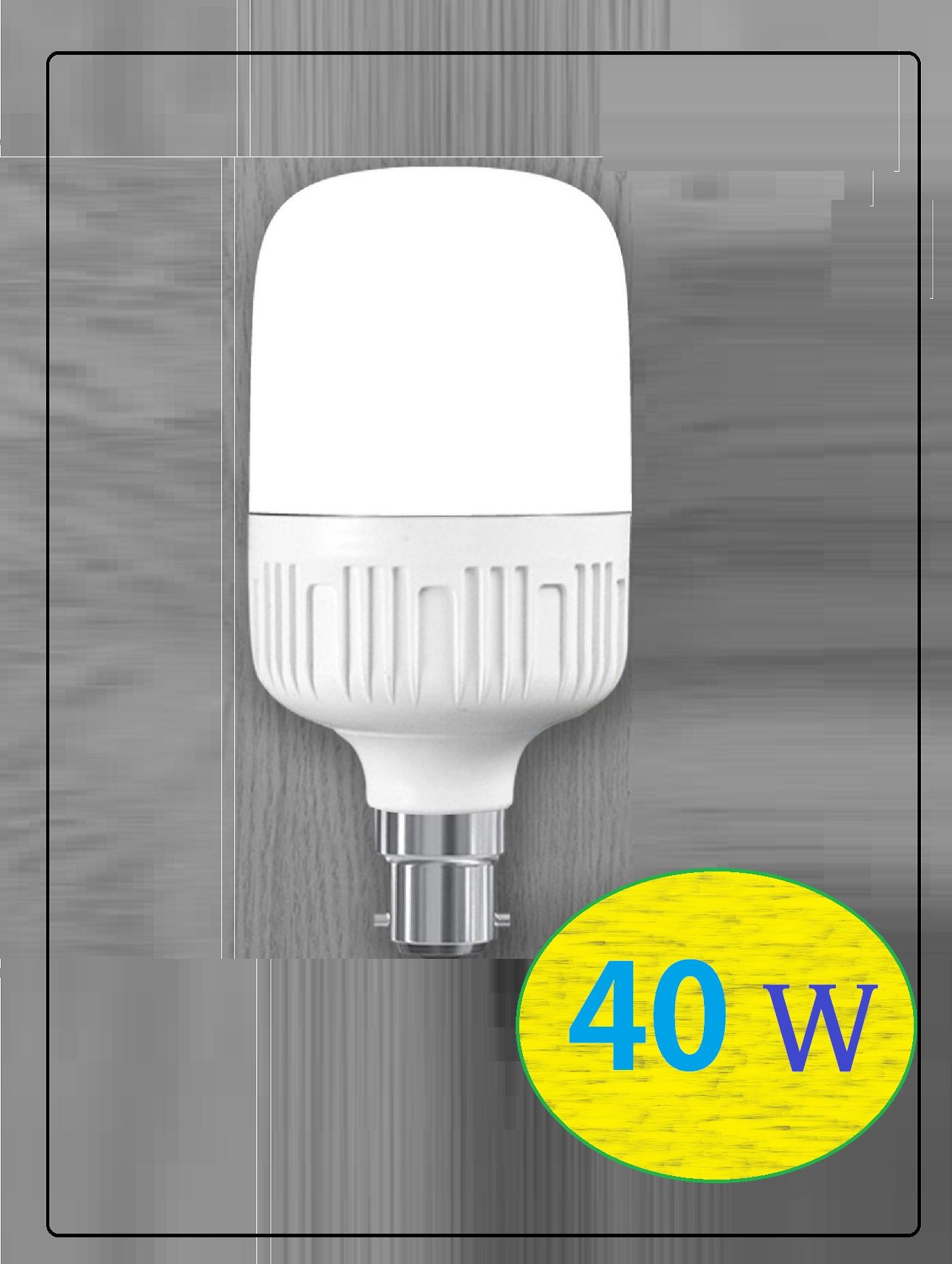 Base B22 40-watt LED Bulb