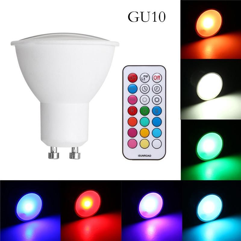 Dimmable GU10 GU5.3 3W Led Bulb RGBW Smart Home Led Light Bulb LED Spotlight 900lm