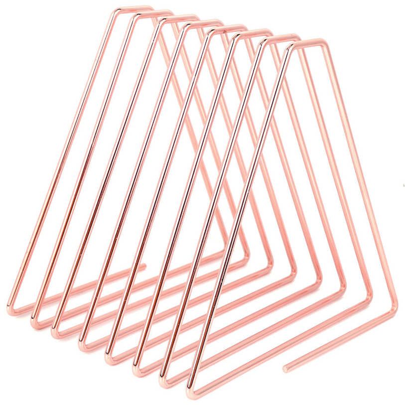 Book Stand Innovative Desktop Flexible Folding Metal Bookend Holder Organizer for School Office
