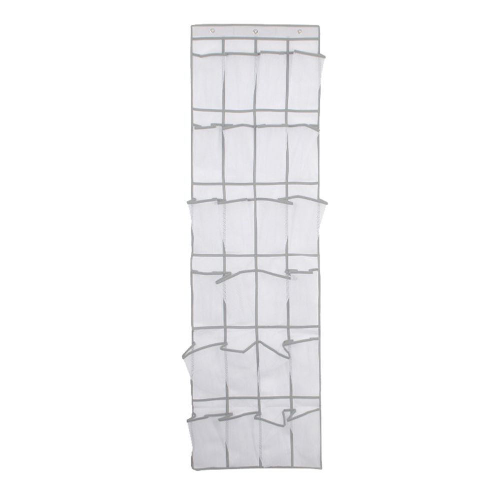Lightweight 24 Slots Wall Door Mounted Linen Hanging Shoes Bag Home Organizer