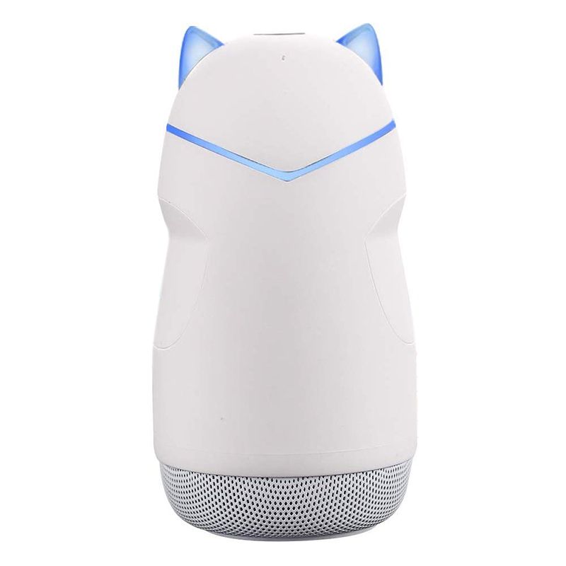 Small Speaker Children's Cute Portable Wireless Bluetooth Speaker Mini Pocket Speaker with LED Night Light Built-In Microphone Suitable for Children, Boys, Girls, Outdoor Travel