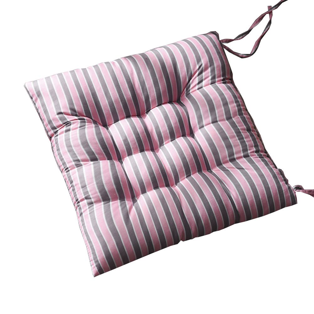 40x40cm Stripe Chair Seat Home Office Tie on Cushion Car Pad Pillow Mat