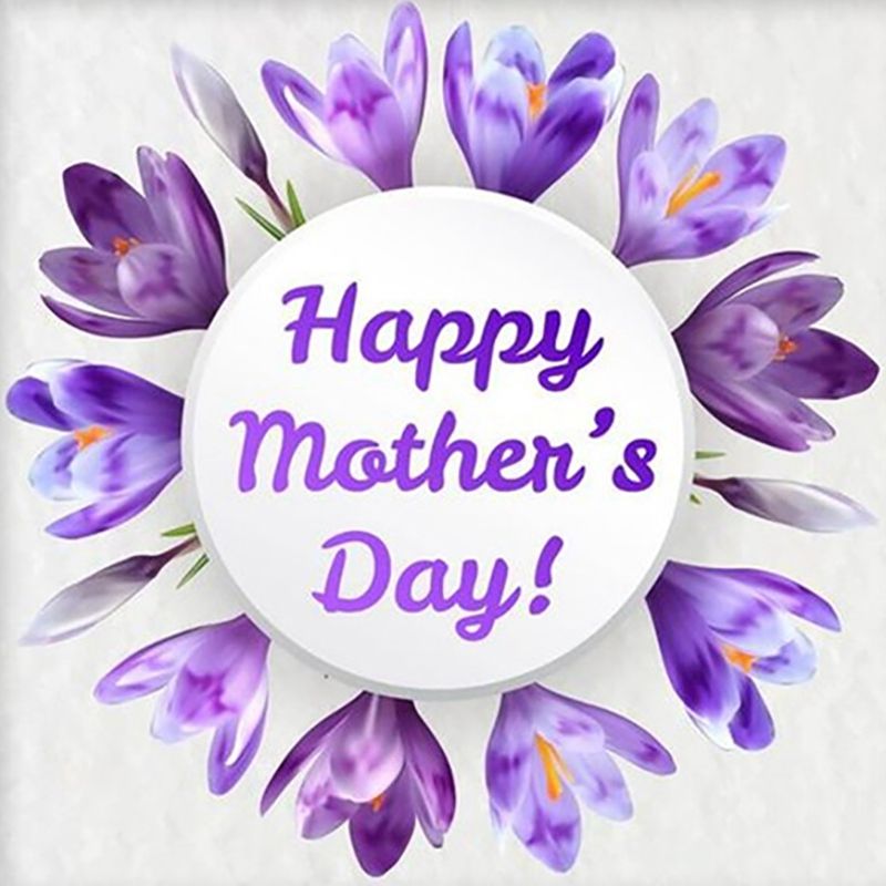 Delicate product DIY Diamond Painting Kit Round Drill Cross Stitch for Mother's Day