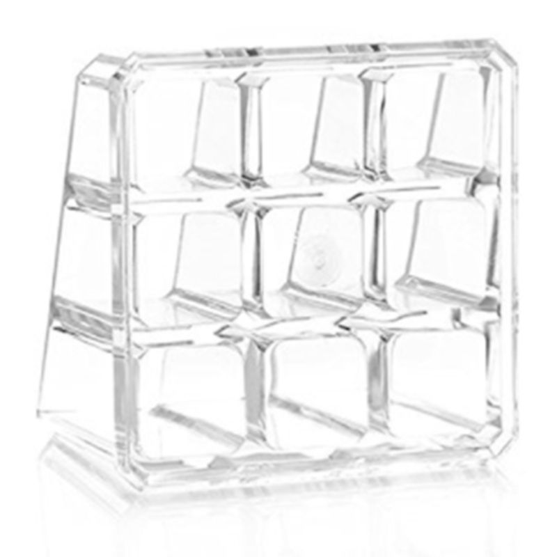 Grid Acrylic Family Cosmetic Box Makeup Organizer Storage Box Lipstick Jewelry Box Case