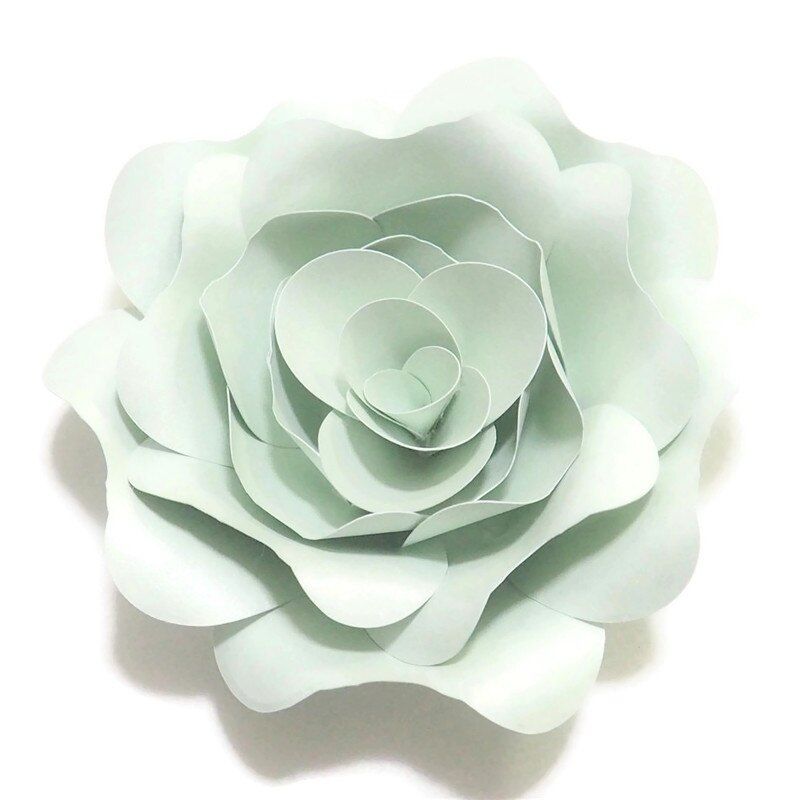 Purple Nursery Decor Floral Wall Art Artificial Large Paper Rose Flowers Backdrop Home Decoration Craft Flower DIY Projects