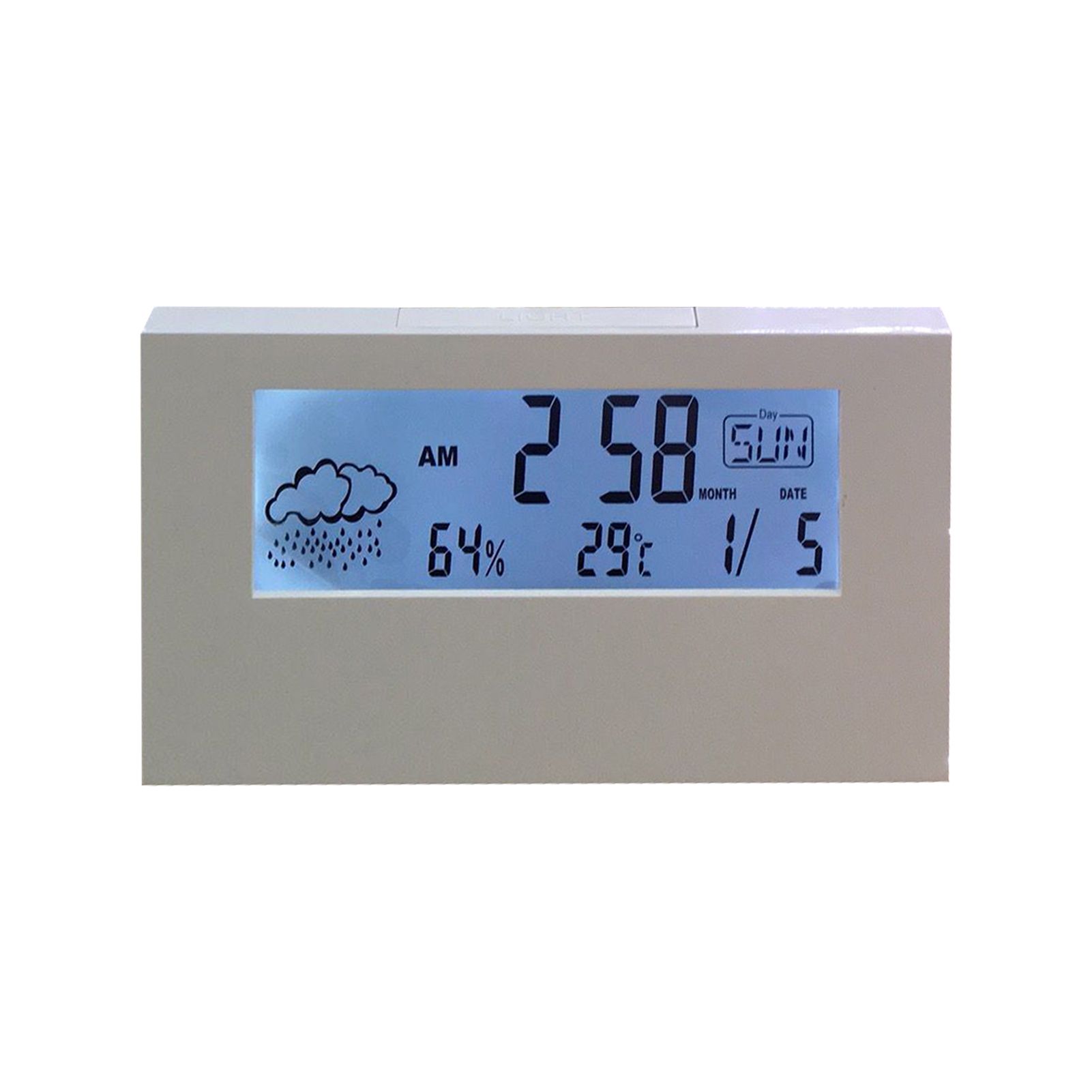 LCD Electronic Clock Easy to Use LCD Display Electric Clocks