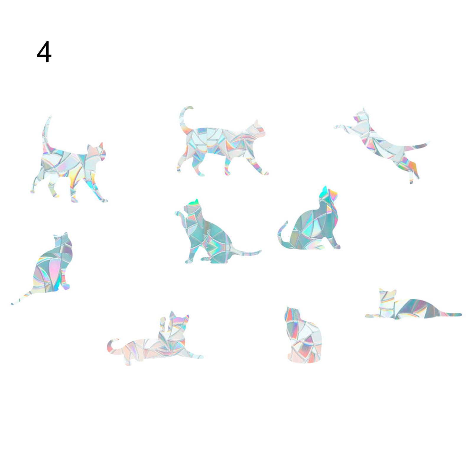 Window Decals Stylish Non Adhesive Prismatic Window Clings