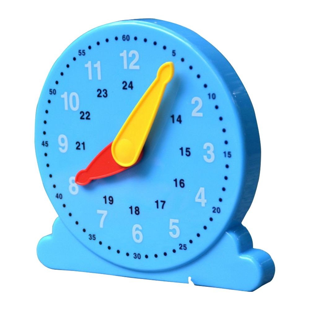 Kindergarten Number Cognition Plastic Clock Kids Montessori Educational Toy