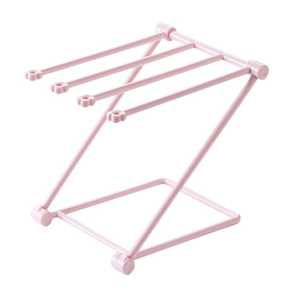 Folding Towel Stand Rk Kitchen Washing Cloth Draining Plastic Organizer Sh