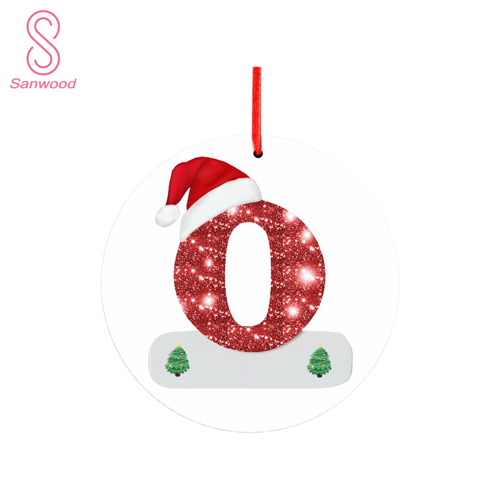 Christmas Alphabet Ornaments Festive Christmas 26 Letter Ornaments