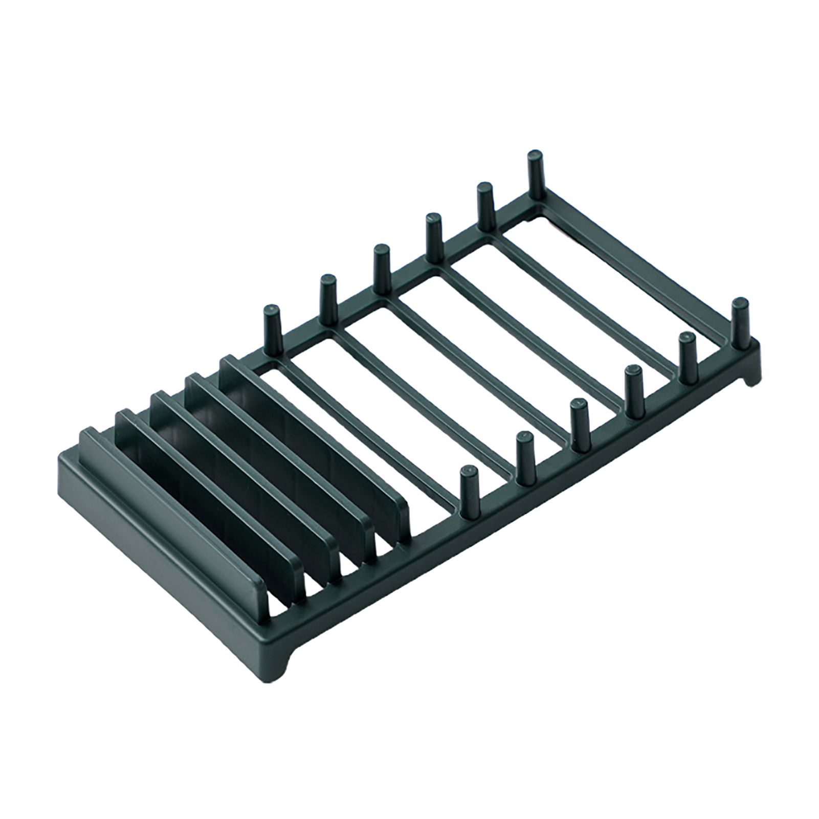 Dish Drain Rack Smooth Edge Multi-functional Solid Color Durable Nordic Style Pot Lid Shelf for Kitchen