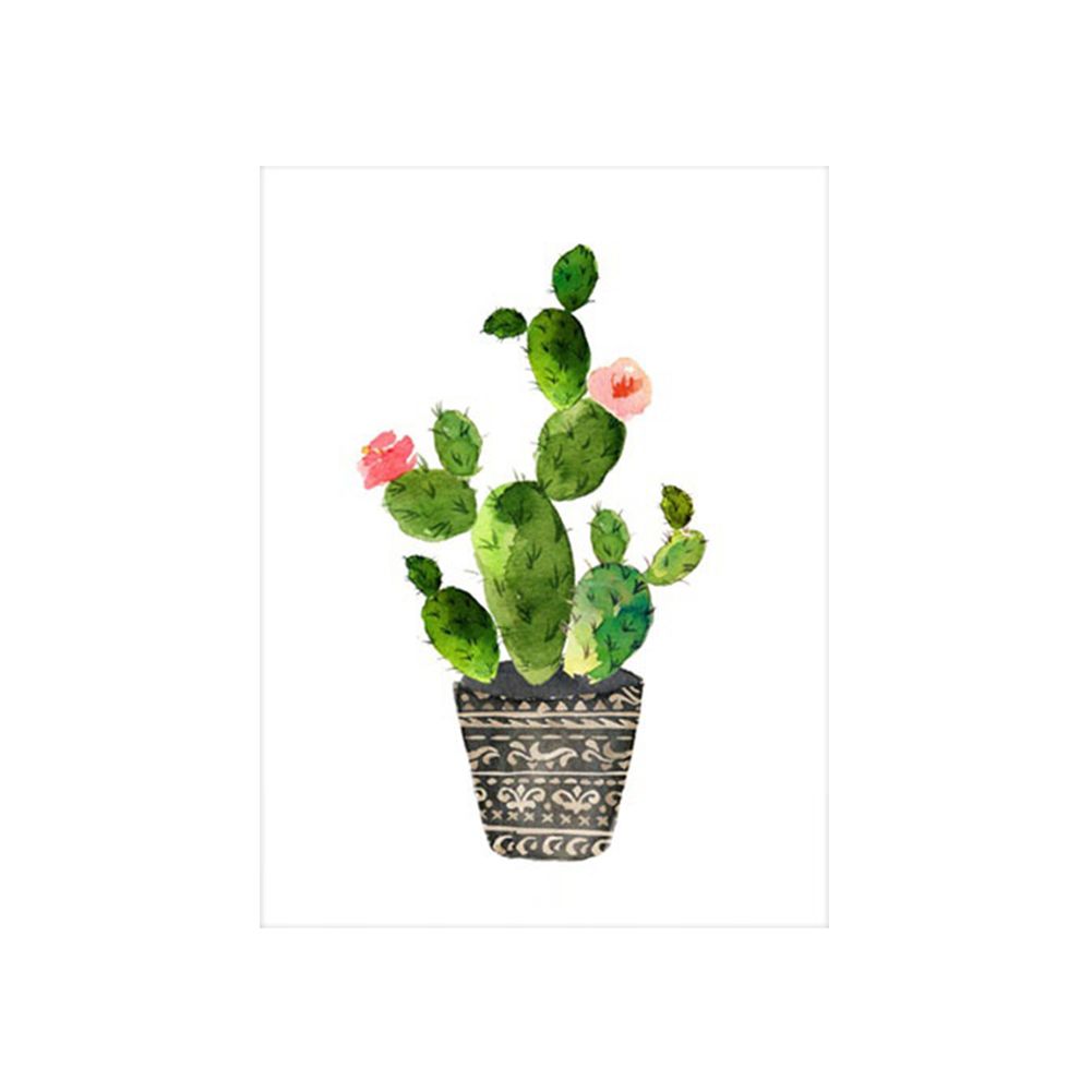 Cactus Hanging Picture Painting Decorative Living Room Poster Frameless Gift