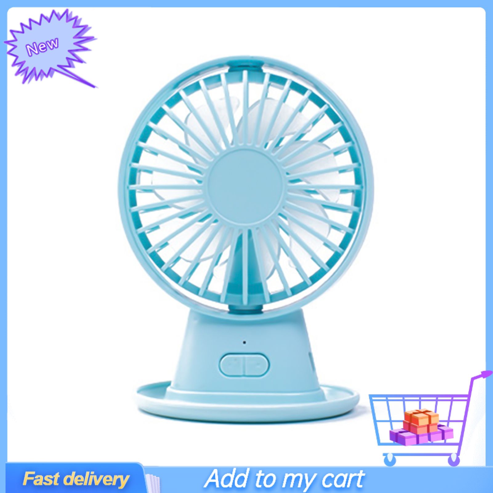 Mini Portable Cooling Fan Adjustable Handheld Cooler for Home