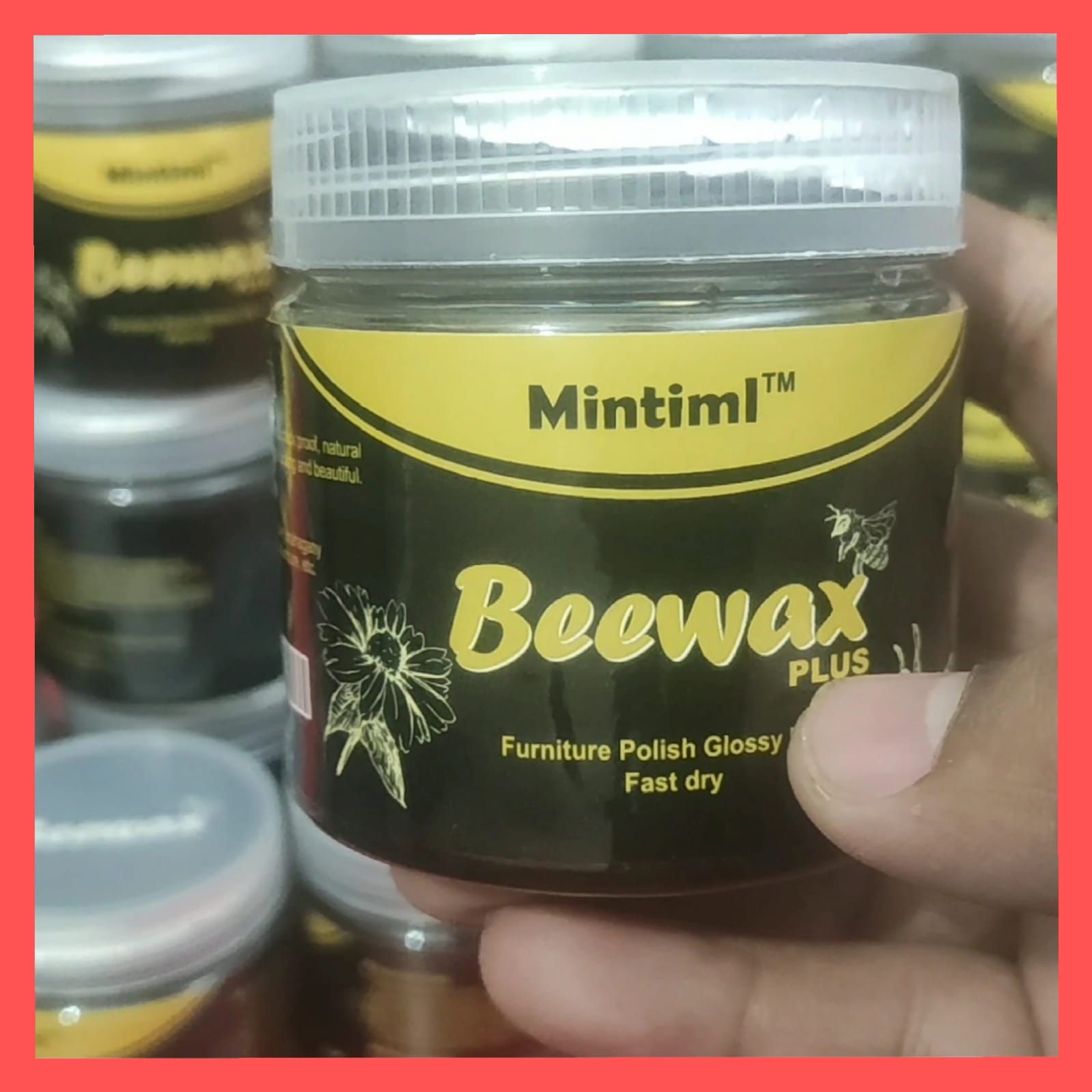 "Mintiml Beewax Wood Polish Polisher Polishing Compound Wax Floor Seasoning Furtniture Wrap Care Magic Repair Traditional All-Purpose Wood "
