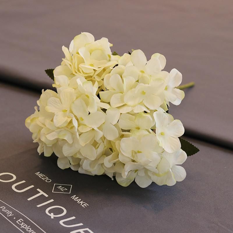RHS Online 6 Head Silk Flower Hydrangea Artifical Flowers Wedding Party Home Bouquet Decor