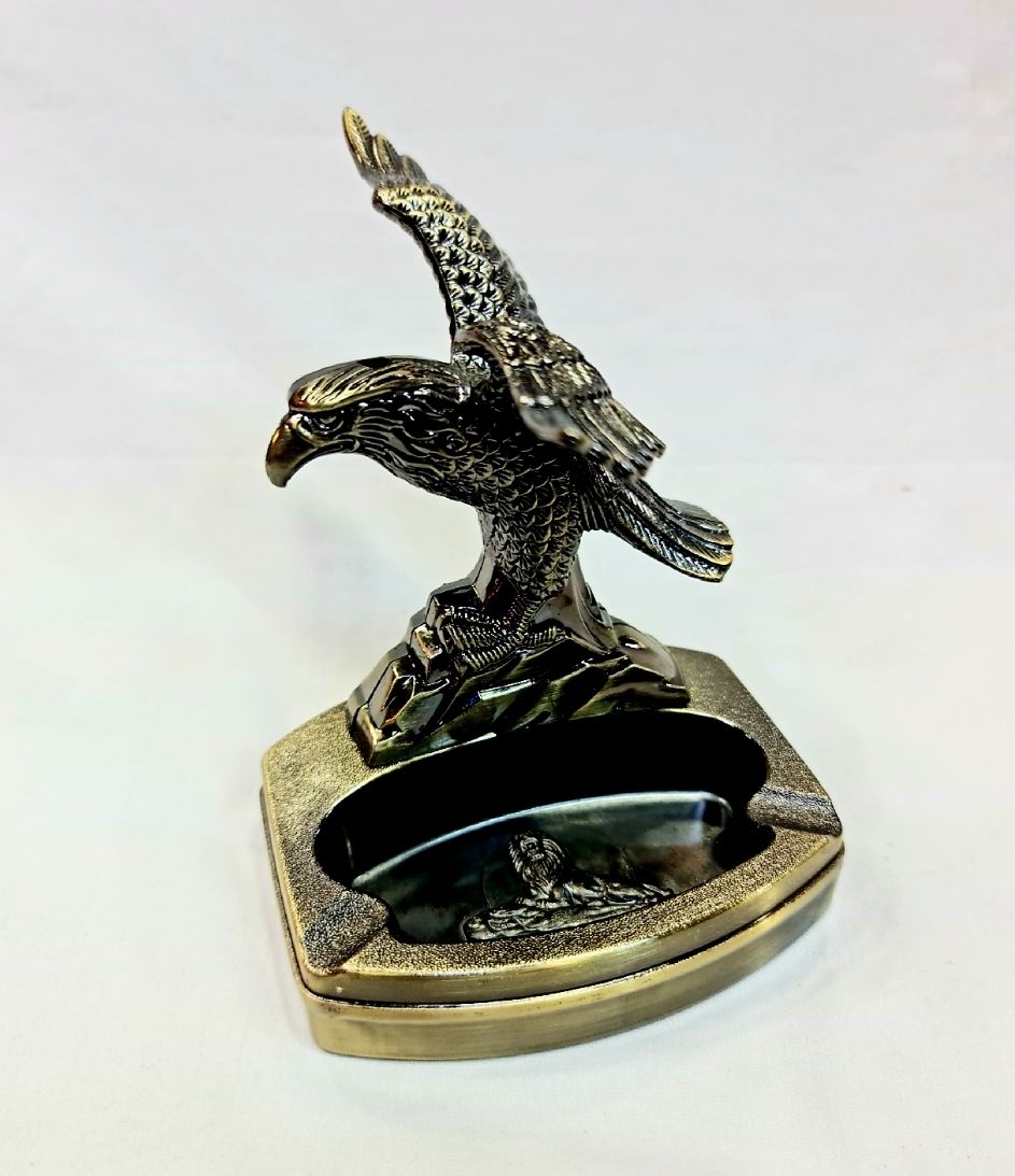 smoking  ashtray with gas lighter eagle model