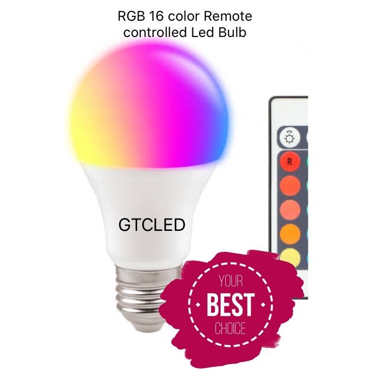 RGB 16 Color Led Bulb