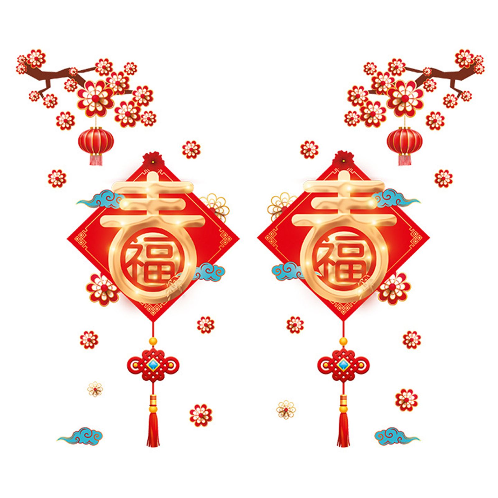 Wall Sticker Removable Bossom Traditional Tile Sticker