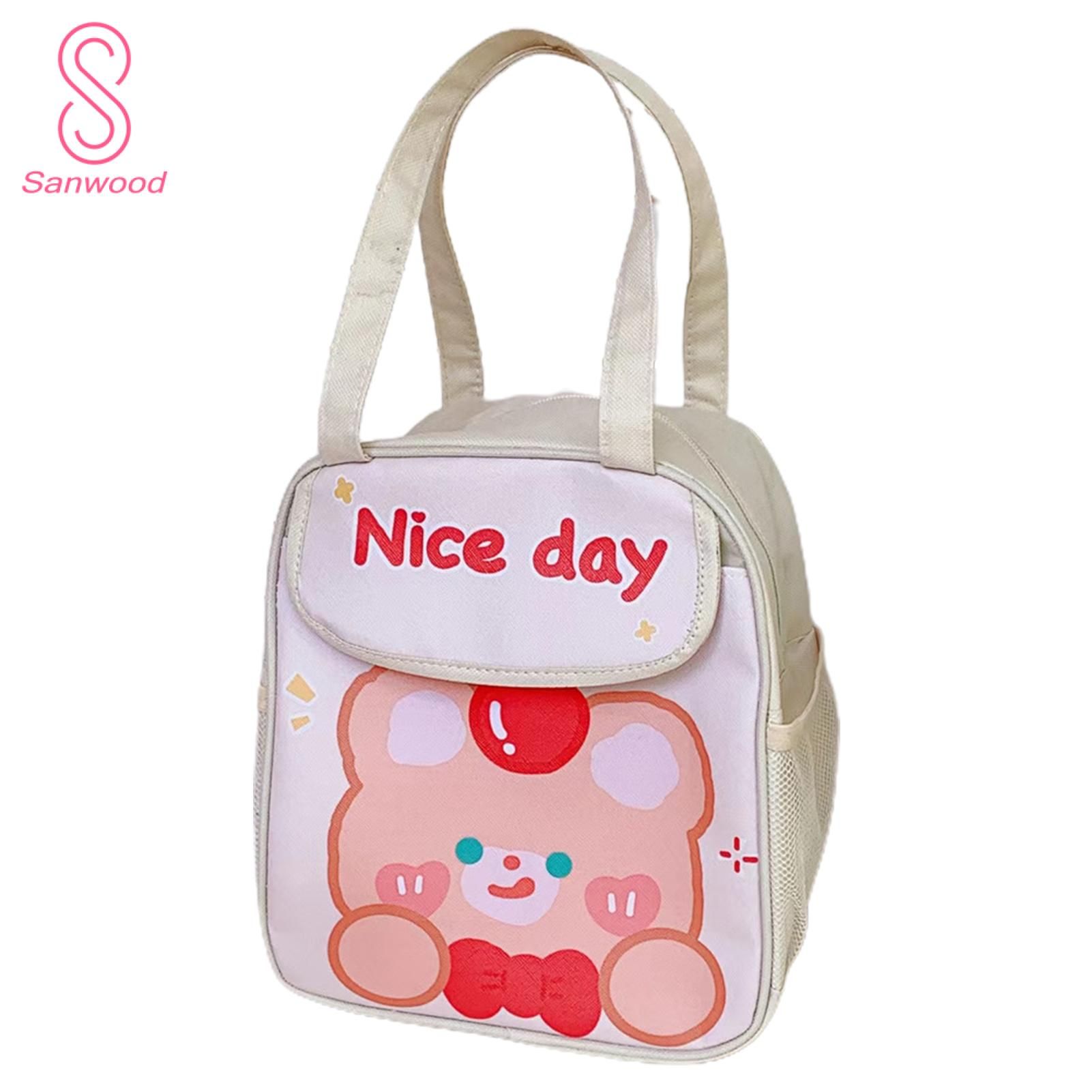 Lunch Box Multi-purpose Wear-resistant Smooth Zipper Bento Bag