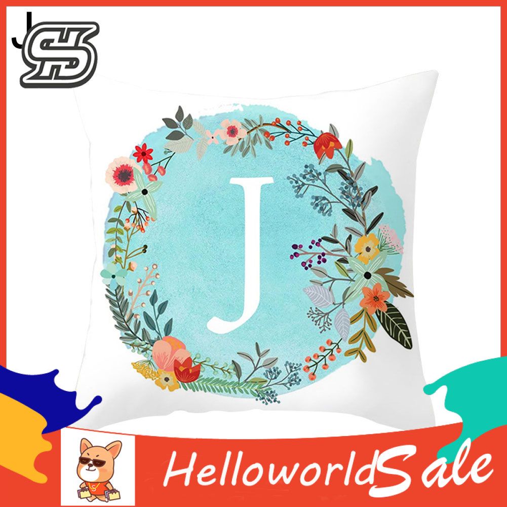 Fresh Letter Garland Throw low Protector Case Cushion Cover Bedding Articles