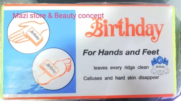 Birthday a Bar of Stone :For Hand & feet