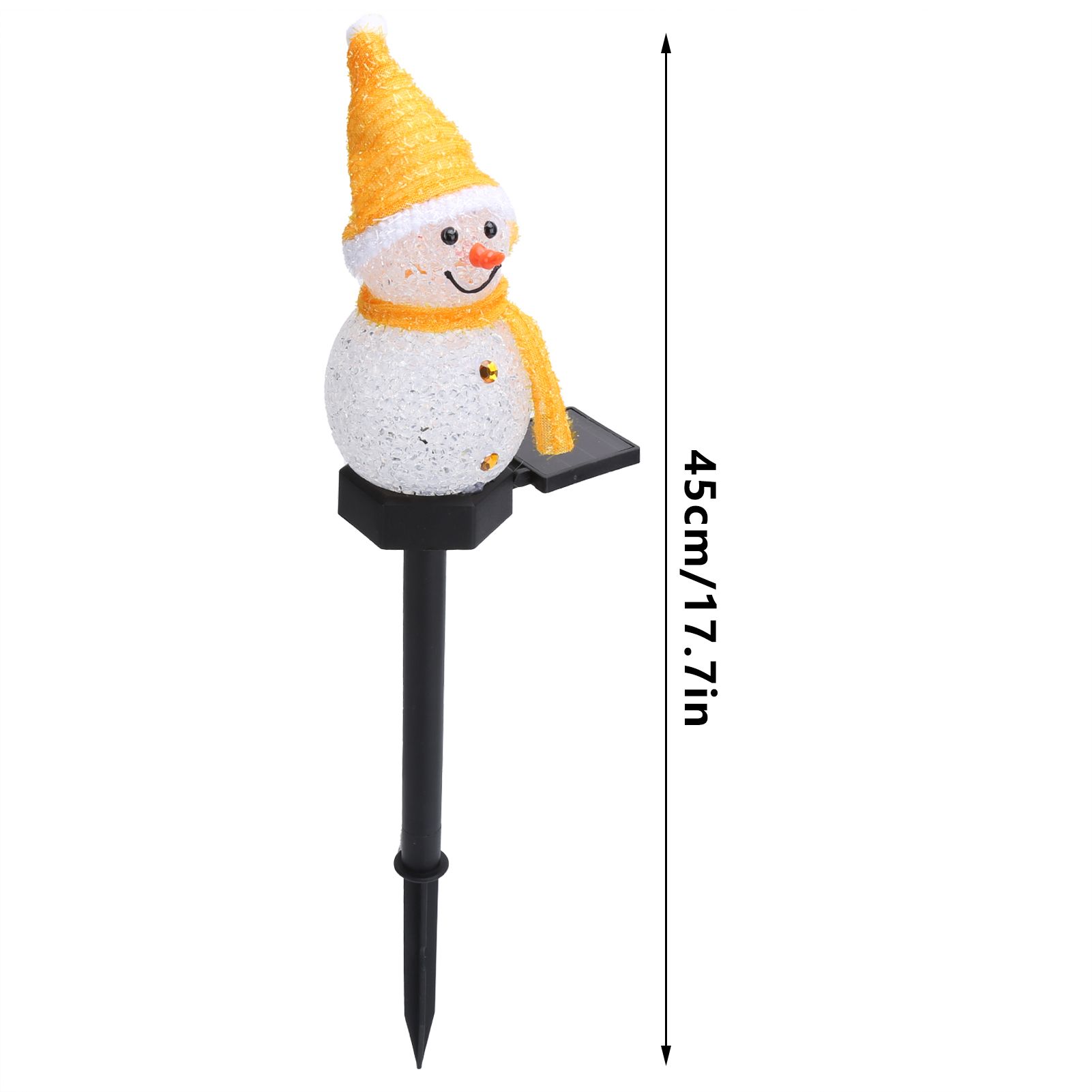 Solar Snowman Light Outdoor Garden Lawn Waterproof Decorative Landscape