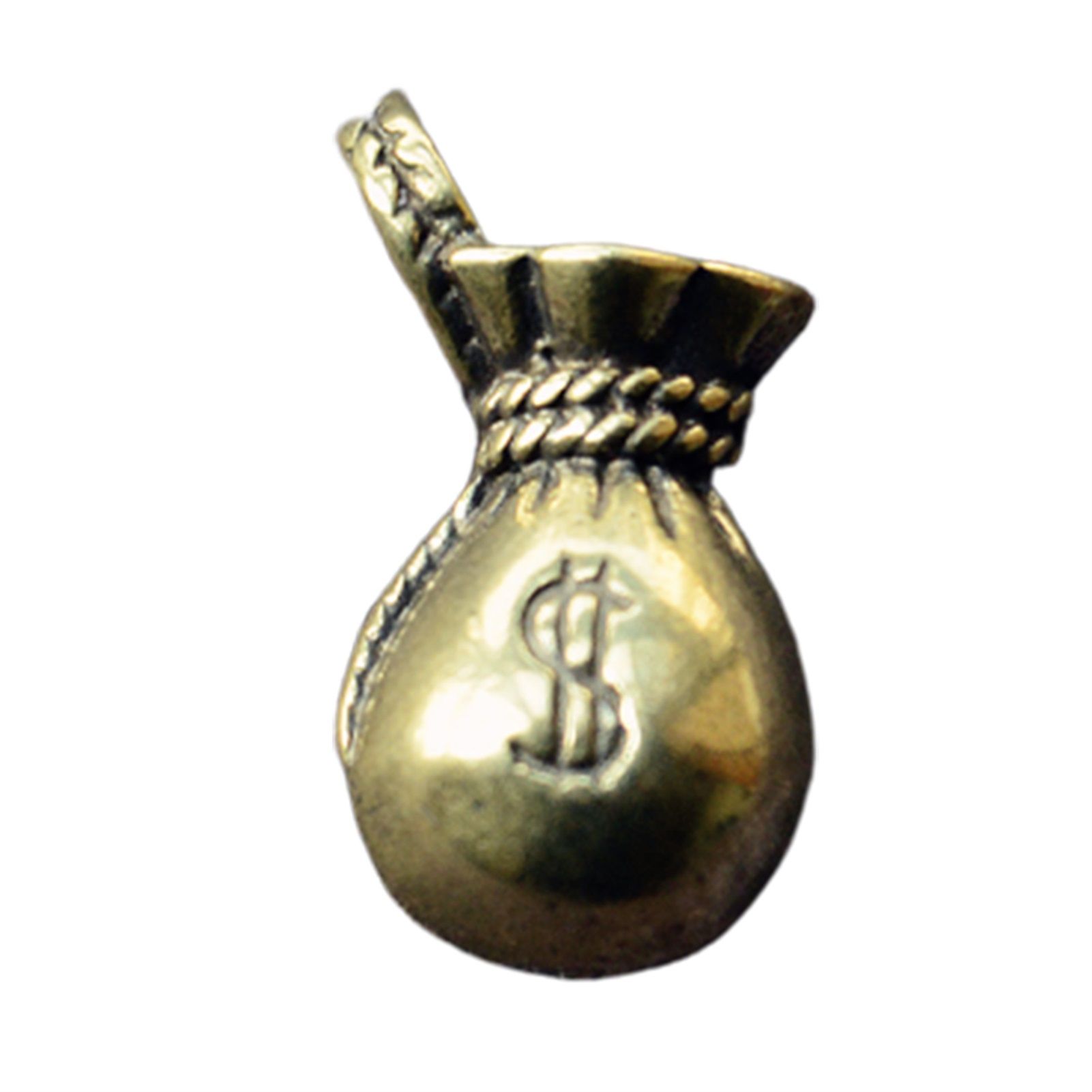 Money Bag Ornament Clear Carved Multifunctional US Dollars Bag Widget