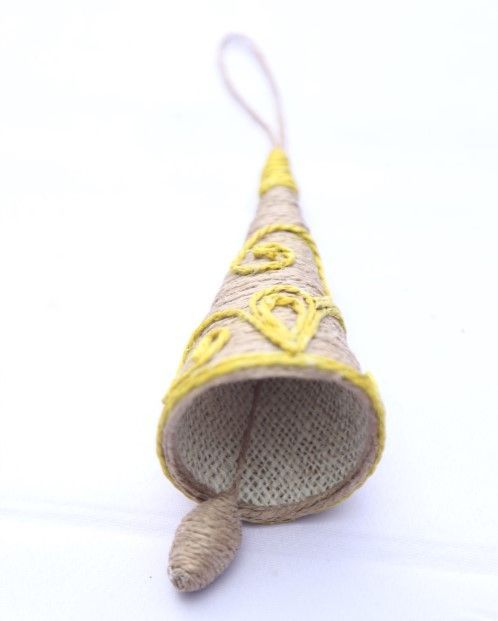 Jute bell decor