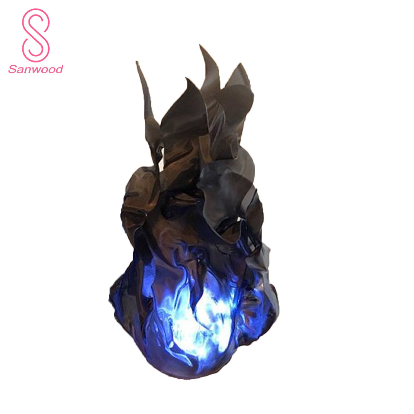 Exquisite Fireball Prop Vivid Fabric Creative Bright LED Party Prop for Halloween