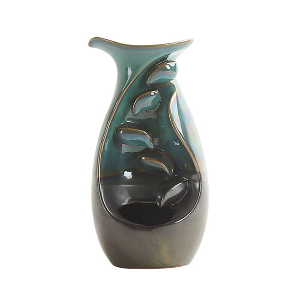 Ceramic Incense Waterfall Backflow Incense Burner Holder Aromas Diffuser Home Ornt Table Decoration Craft